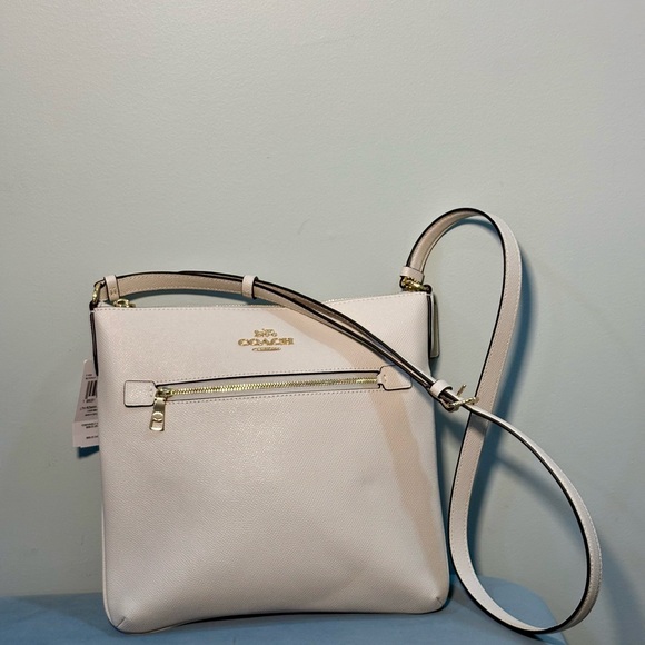 Coach Women's Crossbody Bag - White - Picture 11 of 12